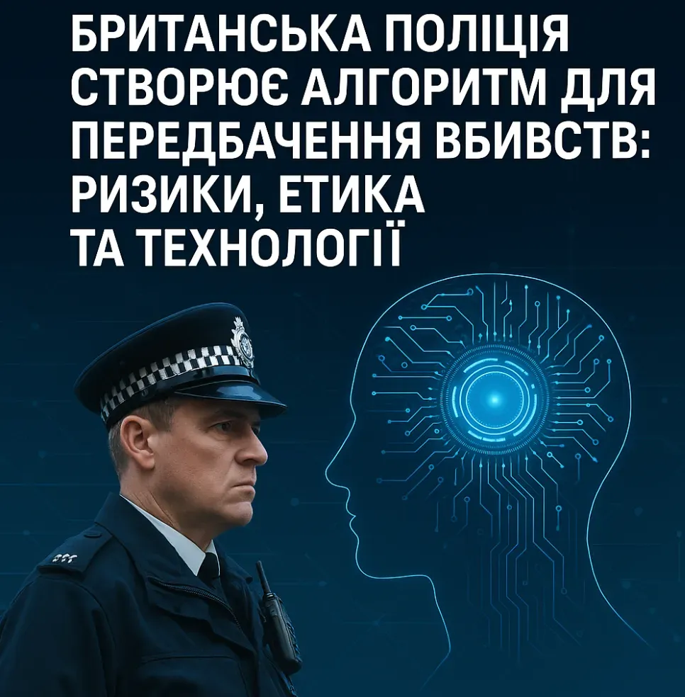 Британська поліція запускає алгоритм для передбачення вбивств