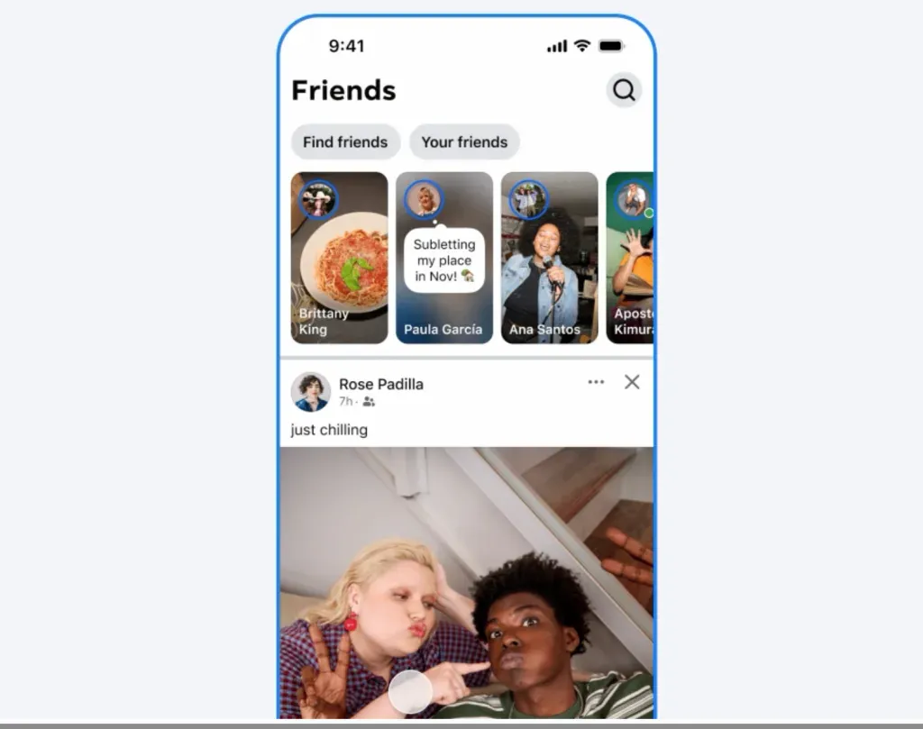 Facebook повертає вкладку "Друзі" для особистого спілкування