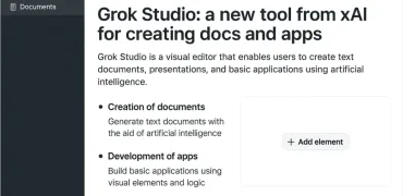 Grok Studio: новий інструмент від xAI для створення документів та додатків