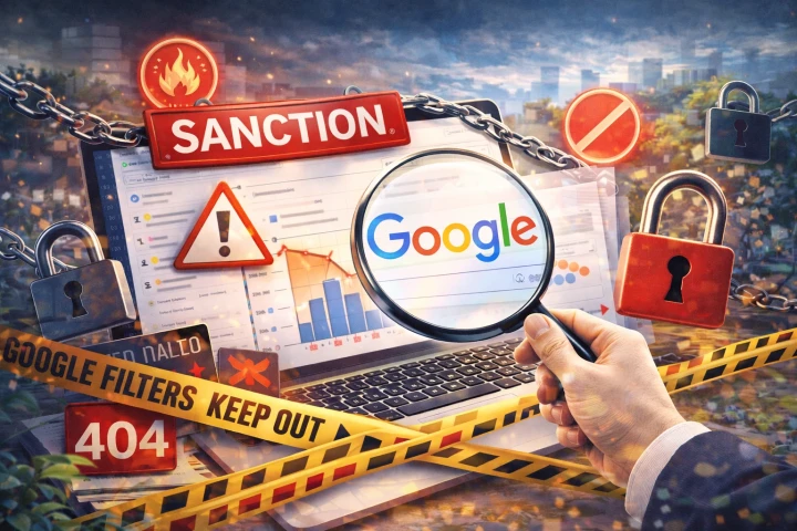 Фільтри Google: як зрозуміти, що сайт під санкціями