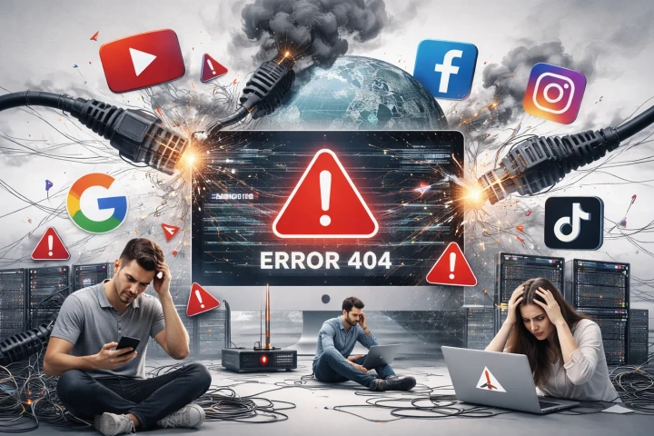 Масштабний технічний збій, що зачепив весь інтернет