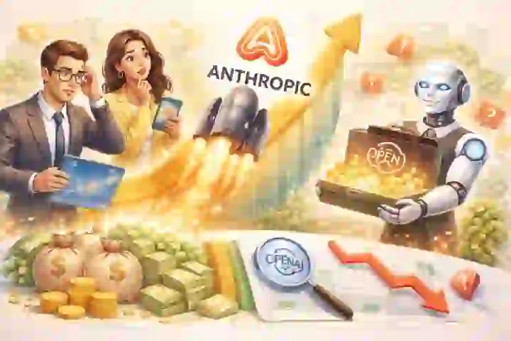 Anthropic стрімко зростає і змушує інвесторів сумніватися в OpenAI