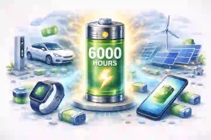 Нова батарея працює 6000 годин і змінює правила гри