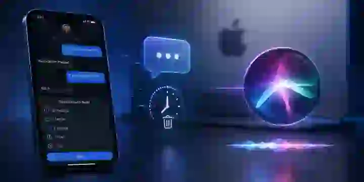 Apple додає автознищення чатів і змінює Siri