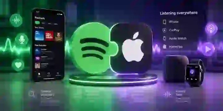 Spotify об’єднується з Apple і змінює подкастинг