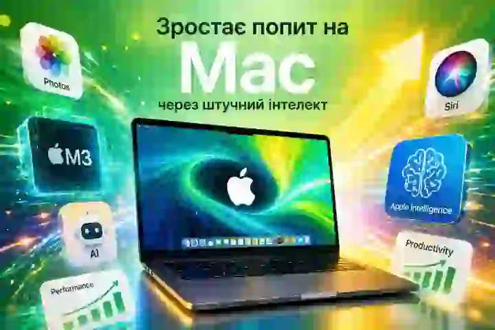 Зростає попит на Mac через штучний інтелект