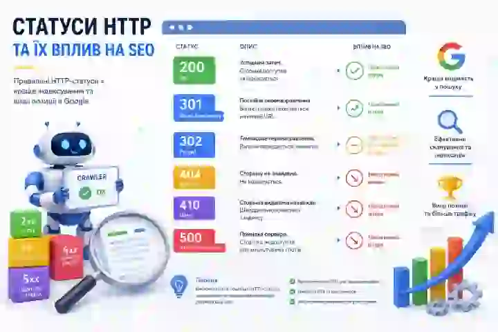 Статуси HTTP та їх вплив на SEO сайту