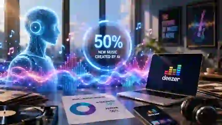 Deezer виявила, що AI вже створює половину нової музики