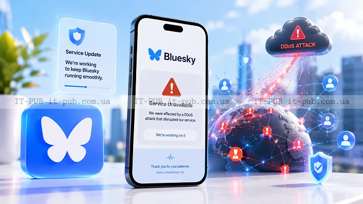 Bluesky підтвердила DDoS-атаку після добового збою
