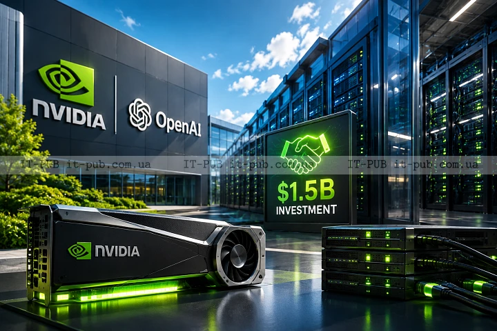 Nvidia вкладе $1,5 млрд у SB Energy для дата-центру OpenAI