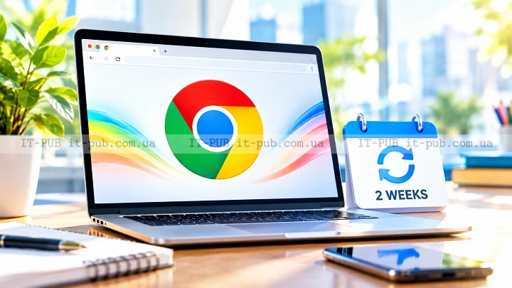 Google перевела Chrome на оновлення раз на два тижні