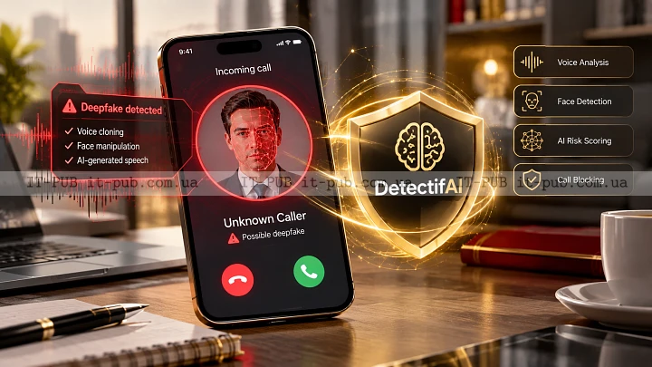 DetectifAI розробляє захист від deepfake-дзвінків