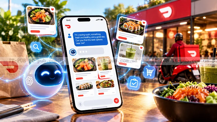 DoorDash запустила AI-агента для замовлень у Messages