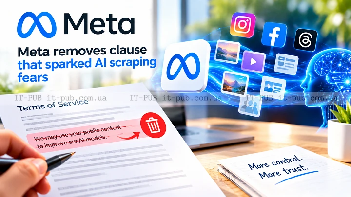 Meta removes clause that sparked AI scraping fears
